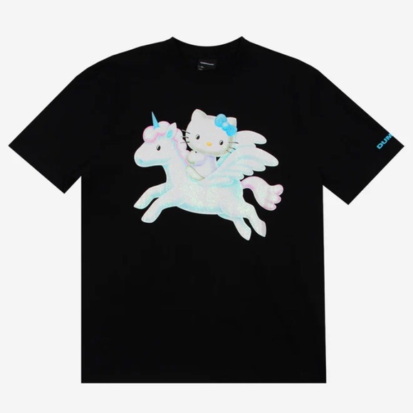 Sanrio Tops - Dumbgood x Sanrio Hello Kitty Unicorn Glitter Tee